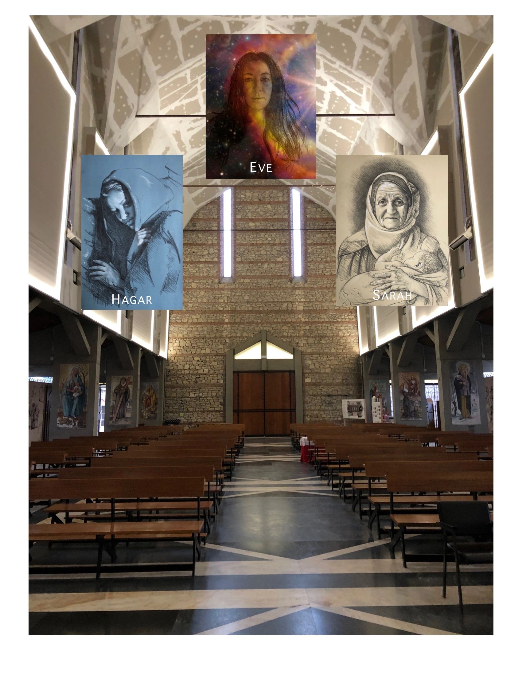Buon Fresco and Artists Women of Faith Frescoes